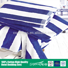 100% хлопок синий и белый в полоску кабана пляж полотенце